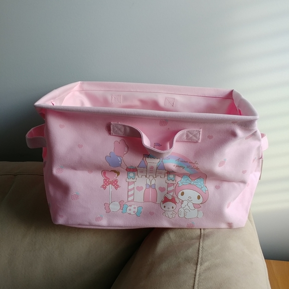 Sanrio My Melody canvas folding storage box - Picture 1 of 7